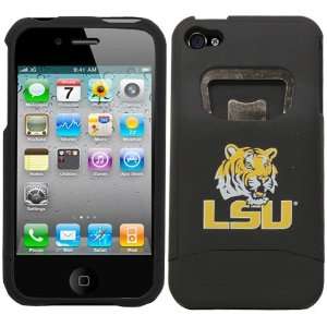  NCAA LSU Tigers Black iPhone 4 Bottle Opener Cover