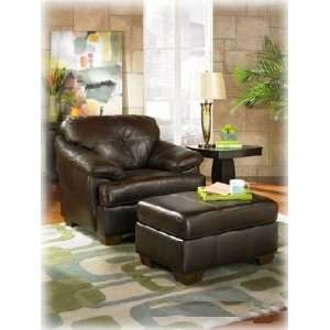   Contemporary Walnut Leather Chair II Wisconsin Living Room Chairs