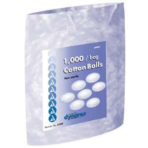 Cotton Balls Non Sterile Large (Pack of 1000)