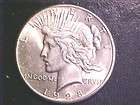 1928 peace silver dollar choice brilliant uncirculated  or 