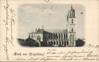 Germany postcard Magdeburg Dome, towers (151950)  
