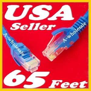 65ft CAT5 DSL Network Modem Hub Switch Router Cable #49  