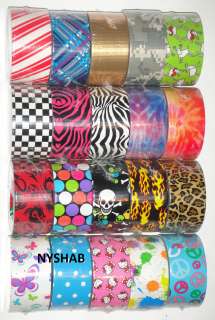 DUCK TAPE DUCT TAPE VARIOUS COLORS & DESIGNS NEW SEALED FAST SHIPPING 