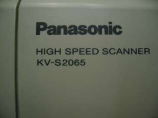 Panasonic KV S2065 High Speed Document Duplex Scanner  