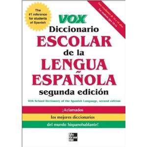  Vox Diccionario Escolar De La Lengua Espanola 2nd Ed 