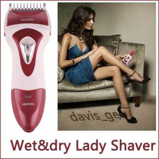 110V~240V Women Wet Dry Electric Shaver Razor  
