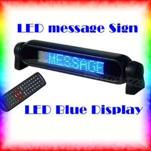 New blue LED CAR SIGN LIGHT MESSAGE SCROLLING display  