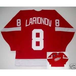 Igor Larionov Red Wings 1995 Stanley Cup Jersey   Medium