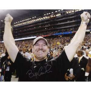 Bill Cowher Pittsburgh Steelers   Hands In Air Horizontal 
