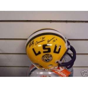Billy Cannon Lsu Tigers 1959 Heisman Signed Mini Helmet   Autographed 