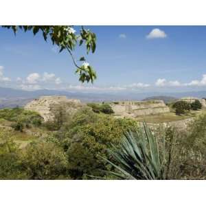 Looking West in the Ancient Zapotec City of Monte Alban, Near Oaxaca 