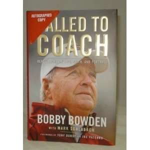 Bobby Bowden signed Called To Coach book 1st ed FSU