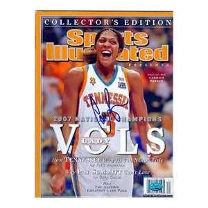 Candace Parker autographed Sports Illustrated Magazine (Tennessee VOLS 