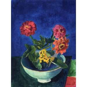   Charles Sheeler   24 x 32 inches   Zinnias in a Bow