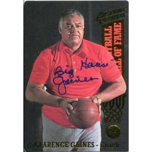 Clarence Gaines Autographed/Hand Signed 1993 Action Packed Card