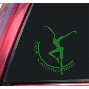  Dave Matthews Band Vinyl Decal Sticker   Green Automotive