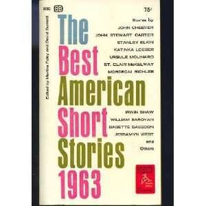   Best American Short Stories 1963 Martha & Burnett,David Foley Books