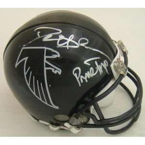 Deion Sanders Autographed Atlanta Falcons Tb Mini