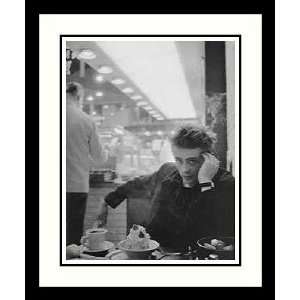  James Dean, NYC, 1955 by Dennis Stock   Framed Artwork 