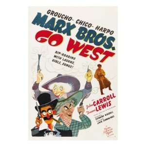  Go West, Groucho Marx, Harpo Marx, Chico Marx, Diana Lewis 