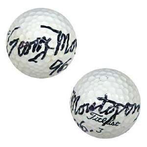  George Montgomery Autographed / Signed Golf Ball Sports 