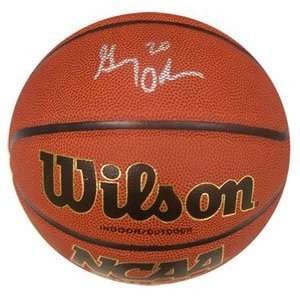  Greg Oden Autographed Basketball   Wilson IndoorOutdoor 