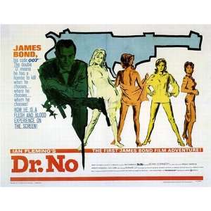  Vintage Ian Flemings James Bond 007 Movie Poster Dr. No 