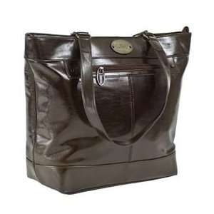  Kenneth Cole Luggage Reaction Top Zip Computer Tote, DARK BROWN 