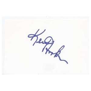 KEVIN HOOKS Signed Index Card In Person