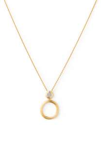 Marco Bicego Jaipur Small Circle Diamond Pendant Necklace 