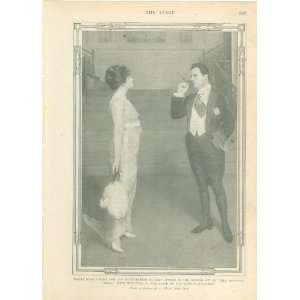  1915 Print Actors Laura Hope Crews & Leo Ditrichstein 