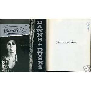 Louise Nevelson Dawns And Dusk Signed Autograph Book   Sports 