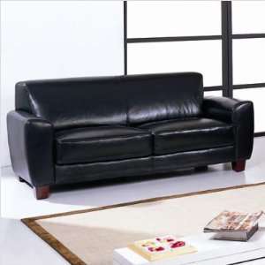   Designs Lucas Sofa Lucas Bycast Leather Match Sofa Upholstery Black