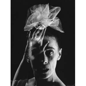 Stroboscopic Image of Choreographer Martha Graham Performing in Punch 