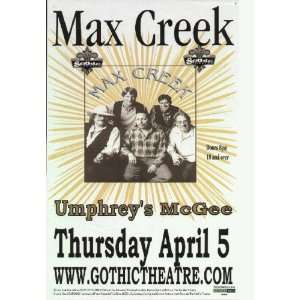  Max Creek McGee Concert Poster 2001 Denver