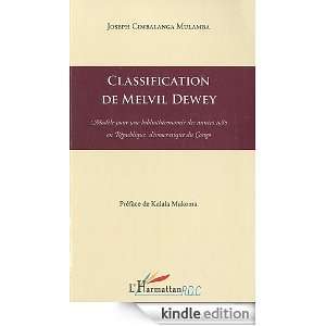 Classification de Melvil Dewey Modele pour une Biblioeconomie des 