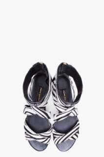 Pierre Balmain Amelie Calf hair Sandals for women  SSENSE