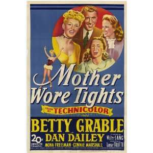   Poster 27x40 Betty Grable Dan Dailey Mona Freeman