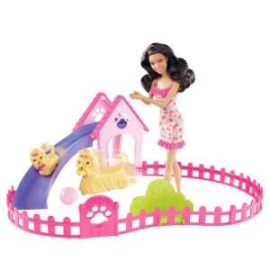    Barbie Puppy Play Park and Nikki Doll Giftset Toys & Games