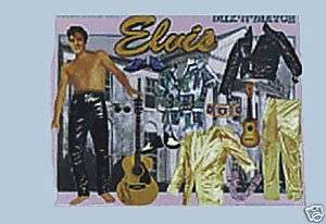 Elvis Presley Magnet Dress UP w/Clothes Doll  