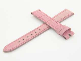   Harry Winston 13mm Powder Pink Crocodile Watch Band Strap  