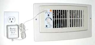 Suncourt HC500 W Flush Fit Register Booster Fan in White  