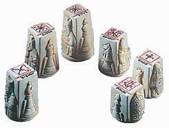 LARGE CAMELOT CHESS SET LATEX MOULDS / MOLDS  