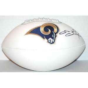 SAM BRADFORD ST.LOUIS RAMS SIGNED AUTOGRAPHED FOOTBALL MATCHING 