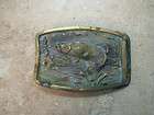 VINTAGE B.A.S.S. Bass Anglers FISHING BELT BUCKLE Fish 