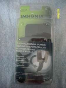Insignia Flat Panel Portable Speakers(NS PLTPSP)  