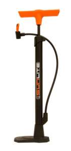 Sunlite Bicycle Air Surge Comp Lite Floor Pump Orange  