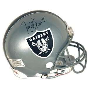 Tim Brown Signed Raiders Pro Helmet