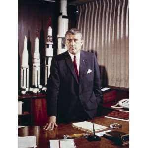  Wernher Von Braun, in His Office, May 5, 1964 Premium 