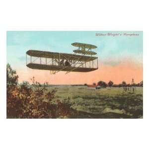 Wilbur Wrights Aeroplane Premium Poster Print, 16x24